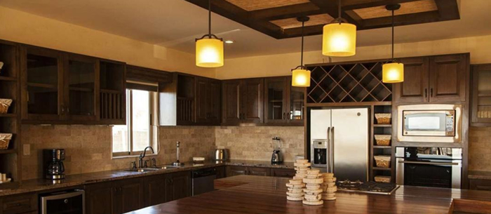 Top of the line carpentry and granite